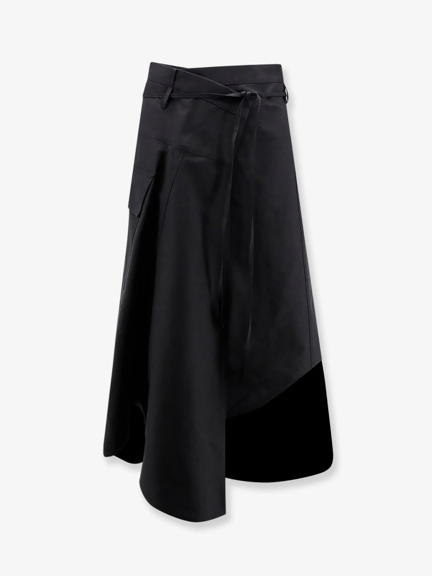 Bottega Veneta Compact Cotton Canvas Skirt