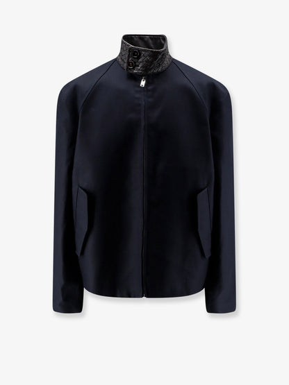 Bottega Veneta Harrington compact cotton gabardine jacket - Midnight Blue