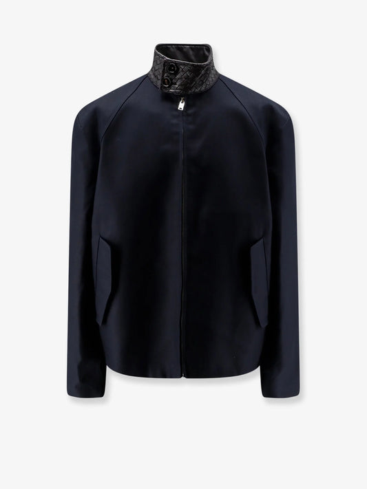 Bottega Veneta Harrington Compact Cotton Gabardine Jacket
