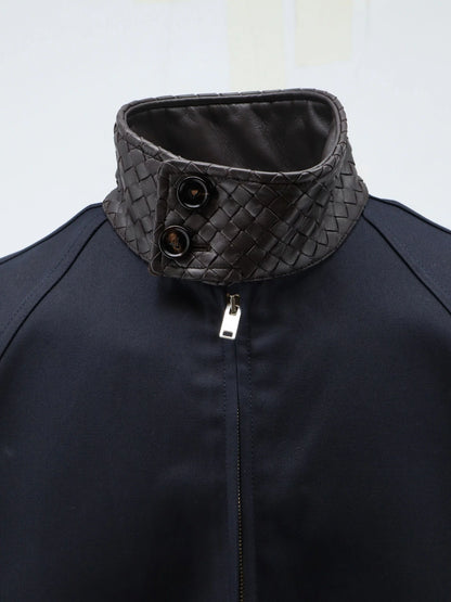 BOTTEGA VENETA - Harrington compact cotton gabardine jacket