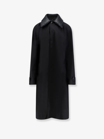 Bottega Veneta Wool and silk coat - Double Black