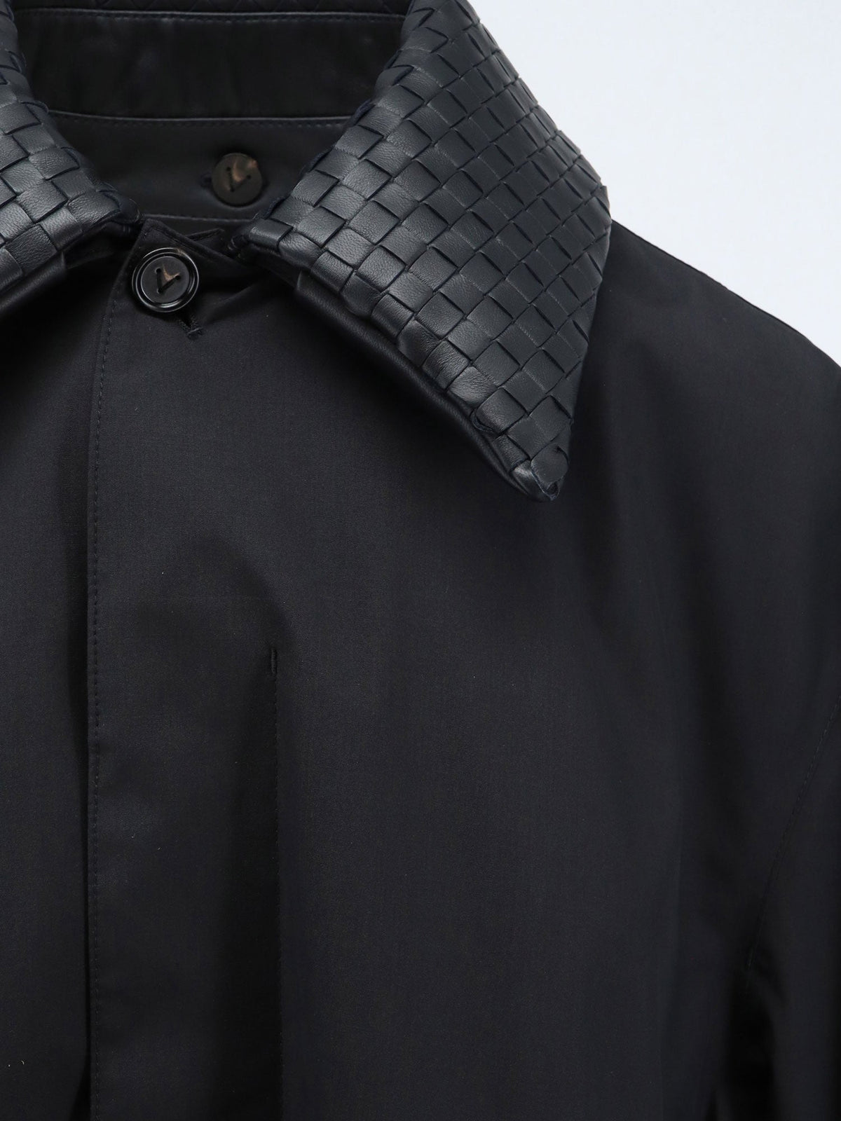 Bottega Veneta Wool and silk coat - Double Black