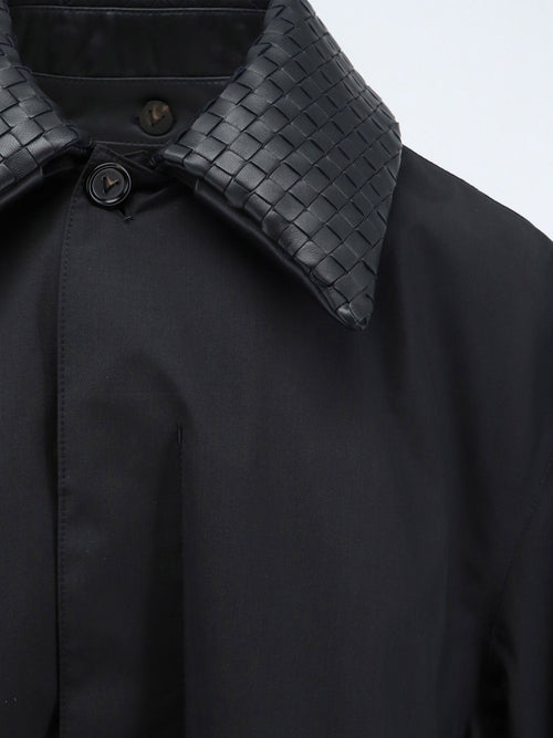 Bottega Veneta Wool and silk coat - Double Black