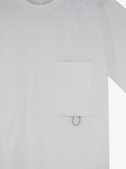 Bottega Veneta Compact Cotton T-Shirt - White