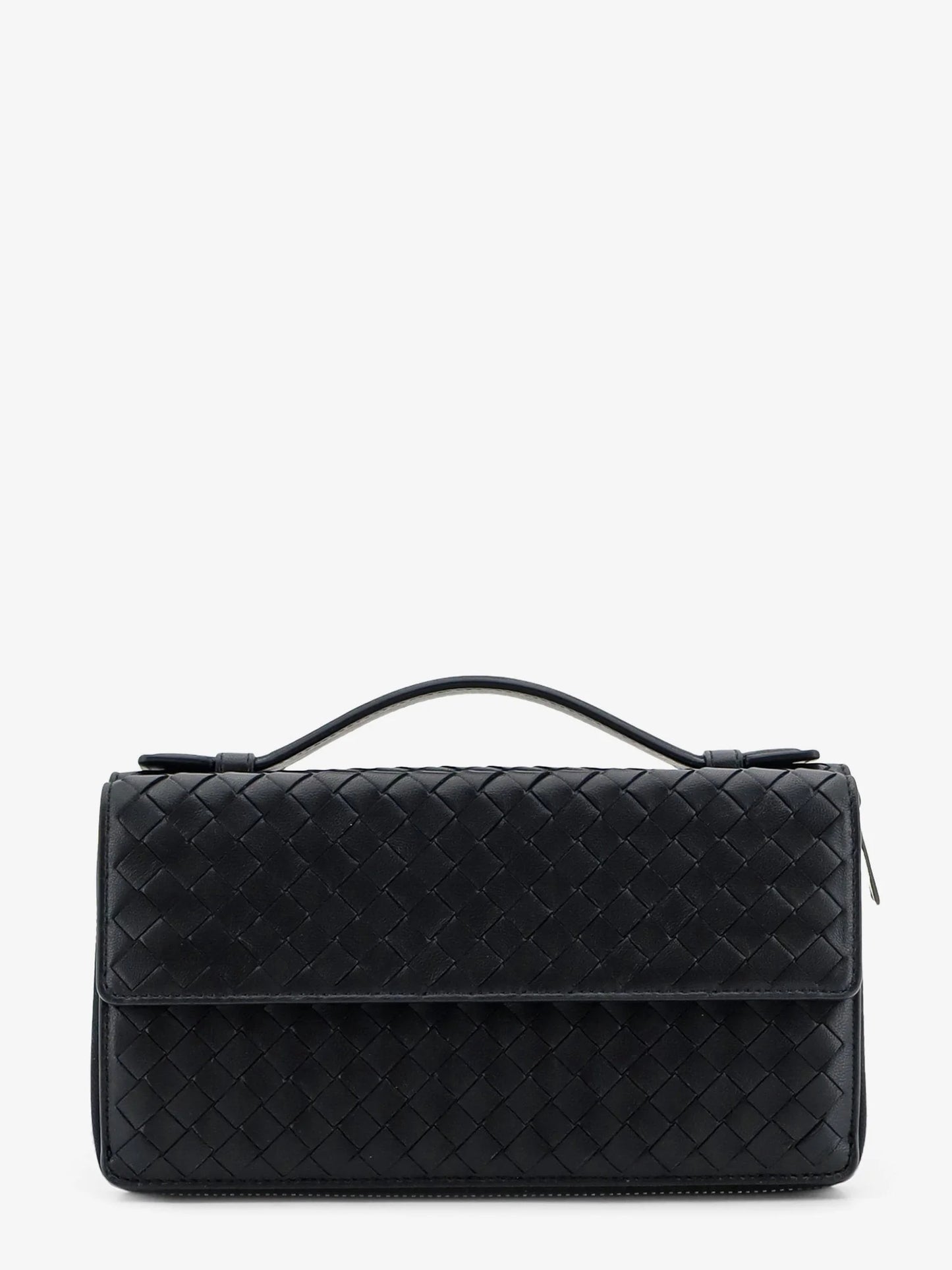 Bottega Veneta Leather Wallet With Intrecciato Pattern