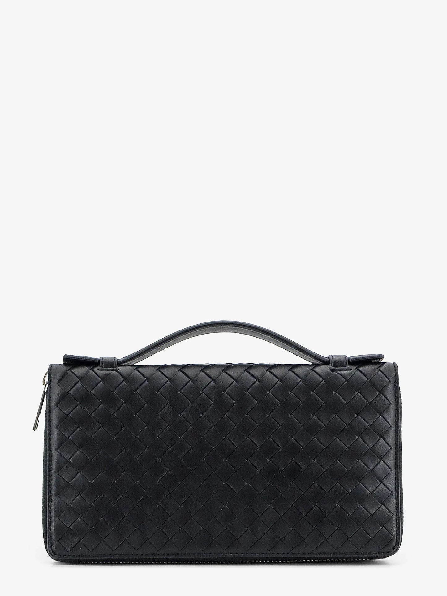 Bottega Veneta Leather Wallet With Intrecciato Pattern
