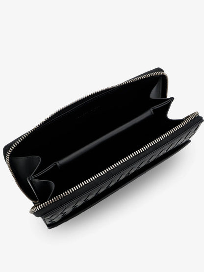 Bottega Veneta Leather Wallet With Intrecciato Pattern