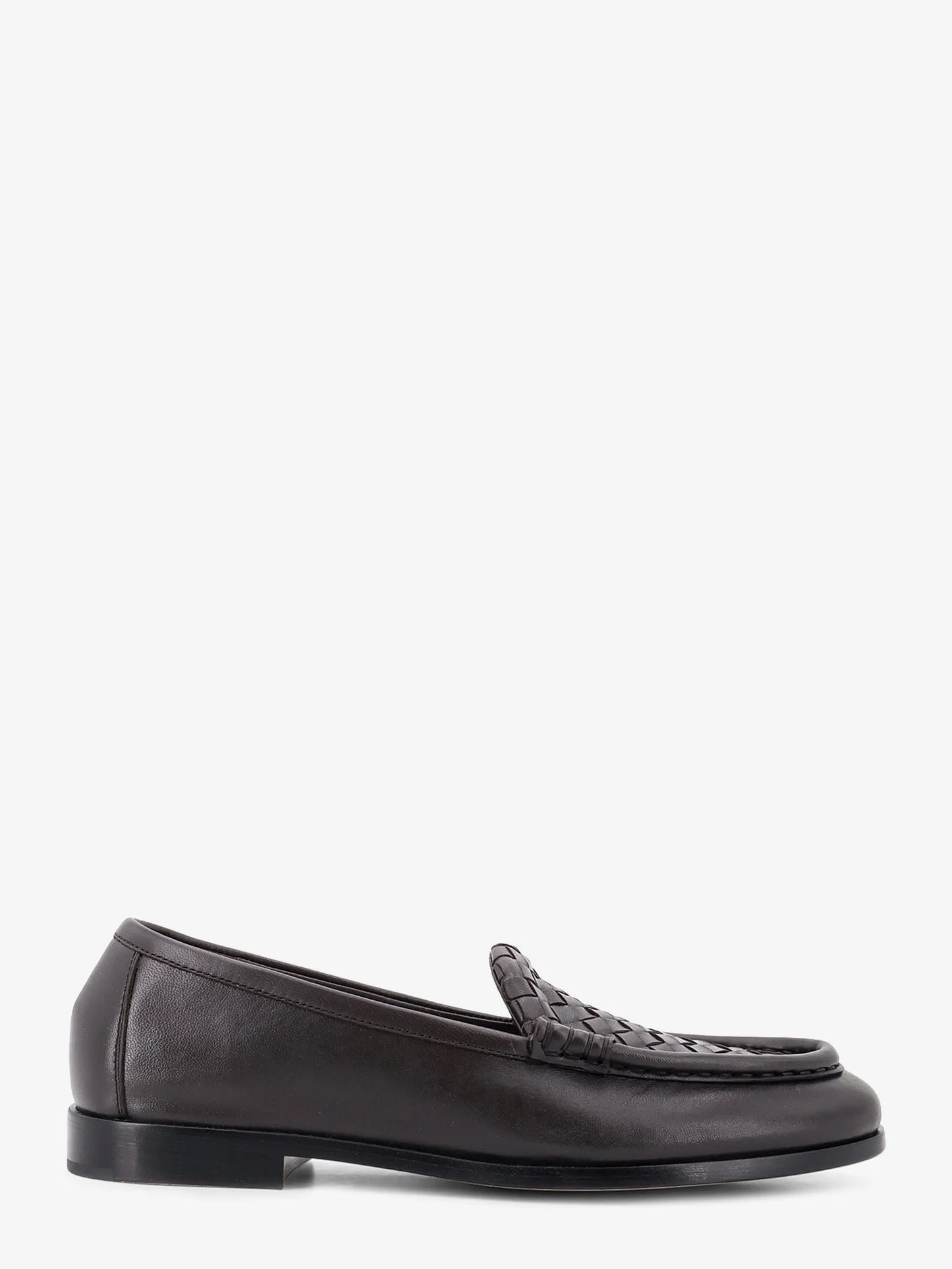 BOTTEGA VENETA - Silenzio leather loafers with Intrecciato motif