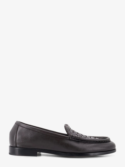 BOTTEGA VENETA - Silenzio leather loafers with Intrecciato motif