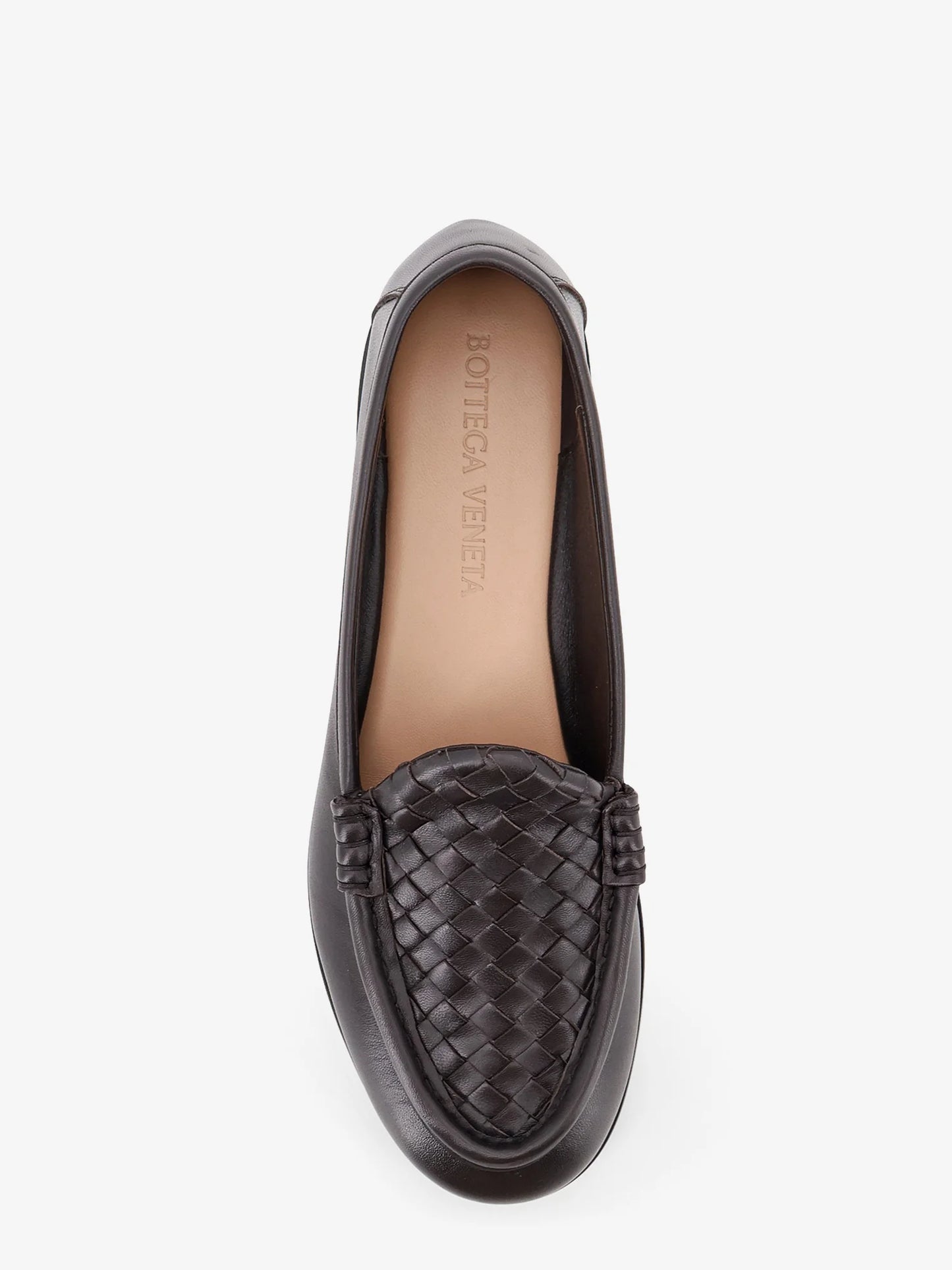 BOTTEGA VENETA - Silenzio leather loafers with Intrecciato motif