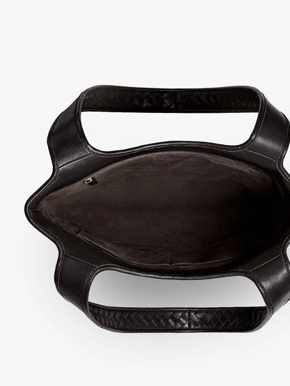 BOTTEGA VENETA - Veneto leather shoulder bag with Intrecciato motif