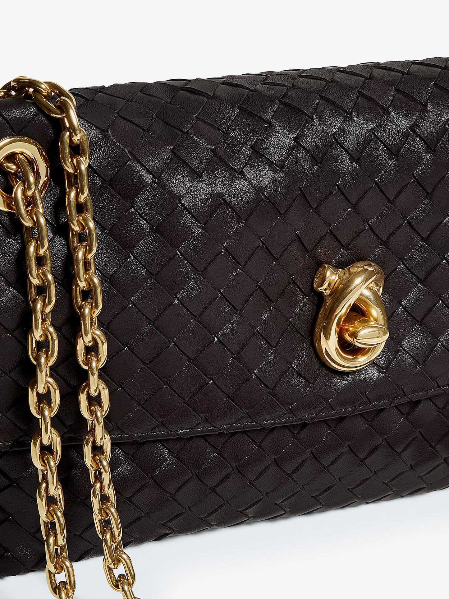 BOTTEGA VENETA - Madison leather shoulder bag with Knot detail