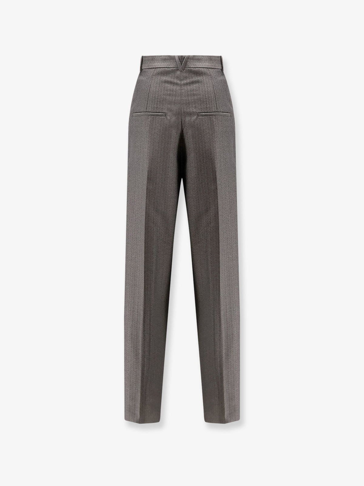 Bottega Veneta Wool and mohair trousers - Desert/Grey Melange