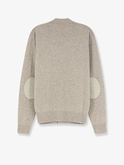 BOTTEGA VENETA - Cashmere blend cardigan with Intreccio patch