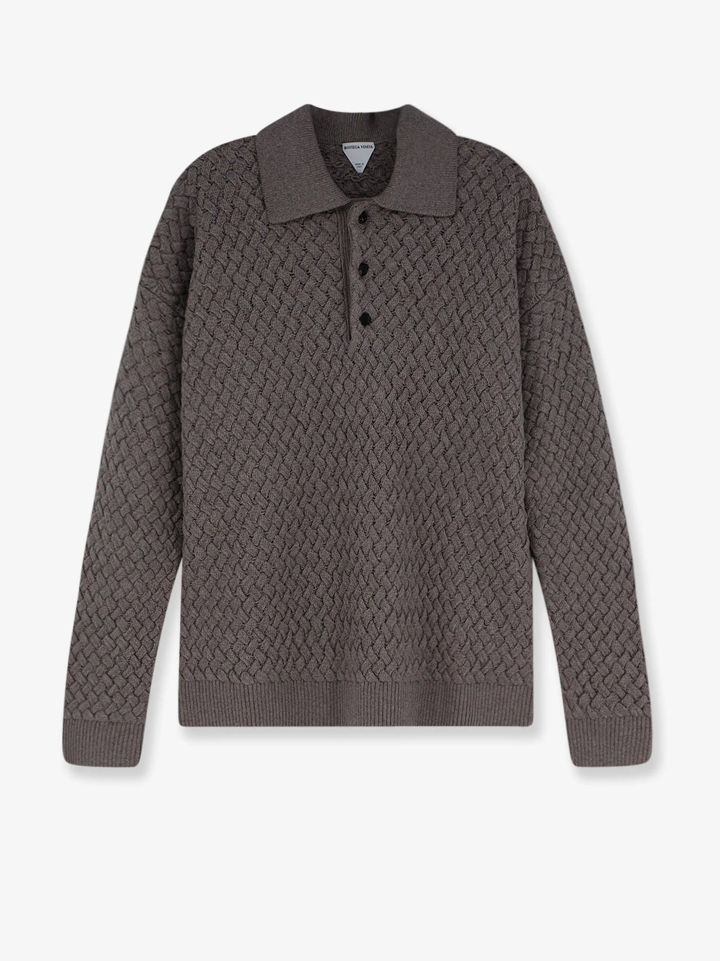 BOTTEGA VENETA - Wool sweater with Intrecciato motif