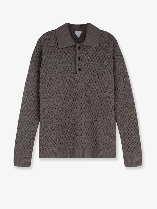 Bottega Veneta Wool Sweater With Intrecciato Motif
