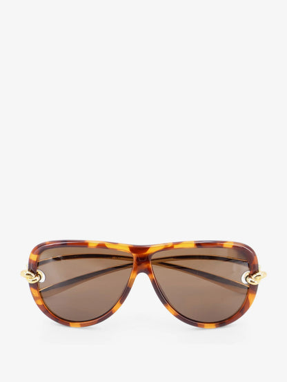 BOTTEGA VENETA - Knot Aviator Acetate Sunglasses