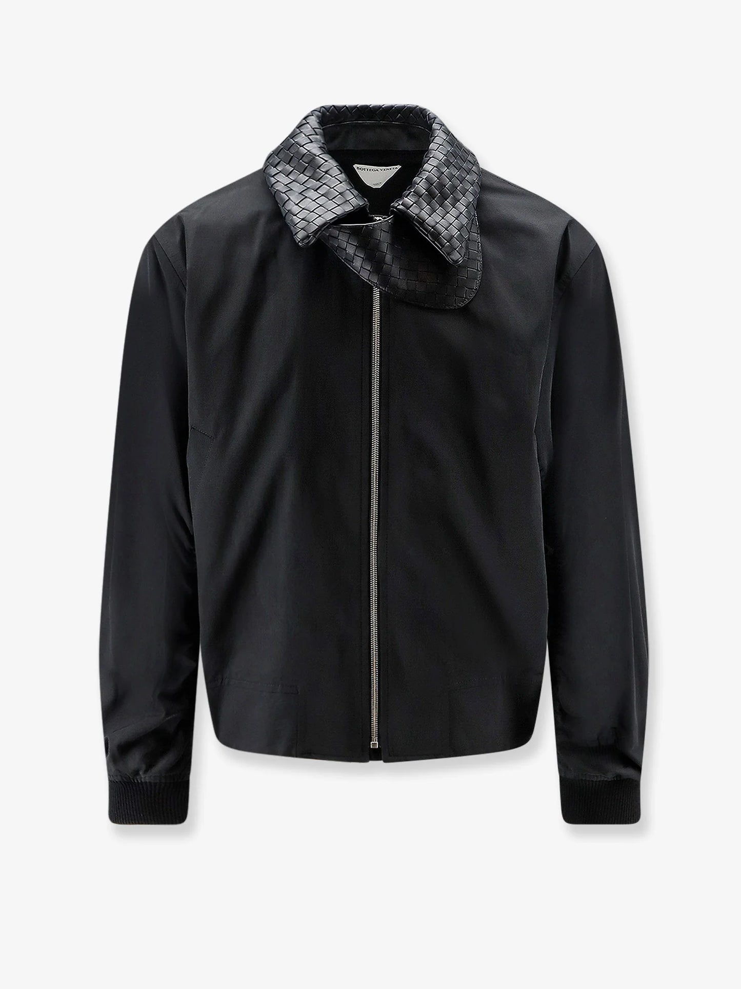 BOTTEGA VENETA - Nylon and cotton jacket with Intrecciato details