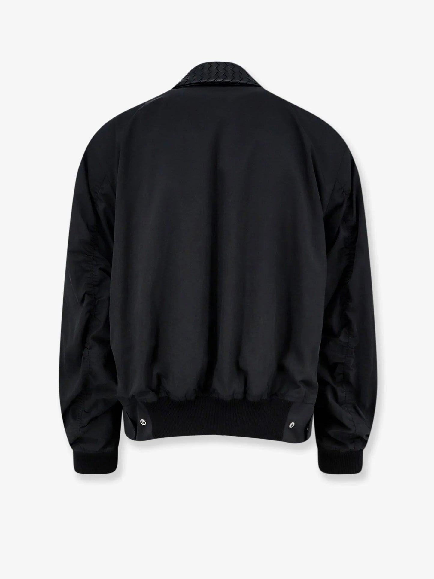 BOTTEGA VENETA - Nylon and cotton jacket with Intrecciato details