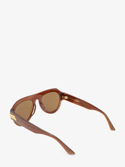 Bottega Veneta Acetate sunglasses - Brown