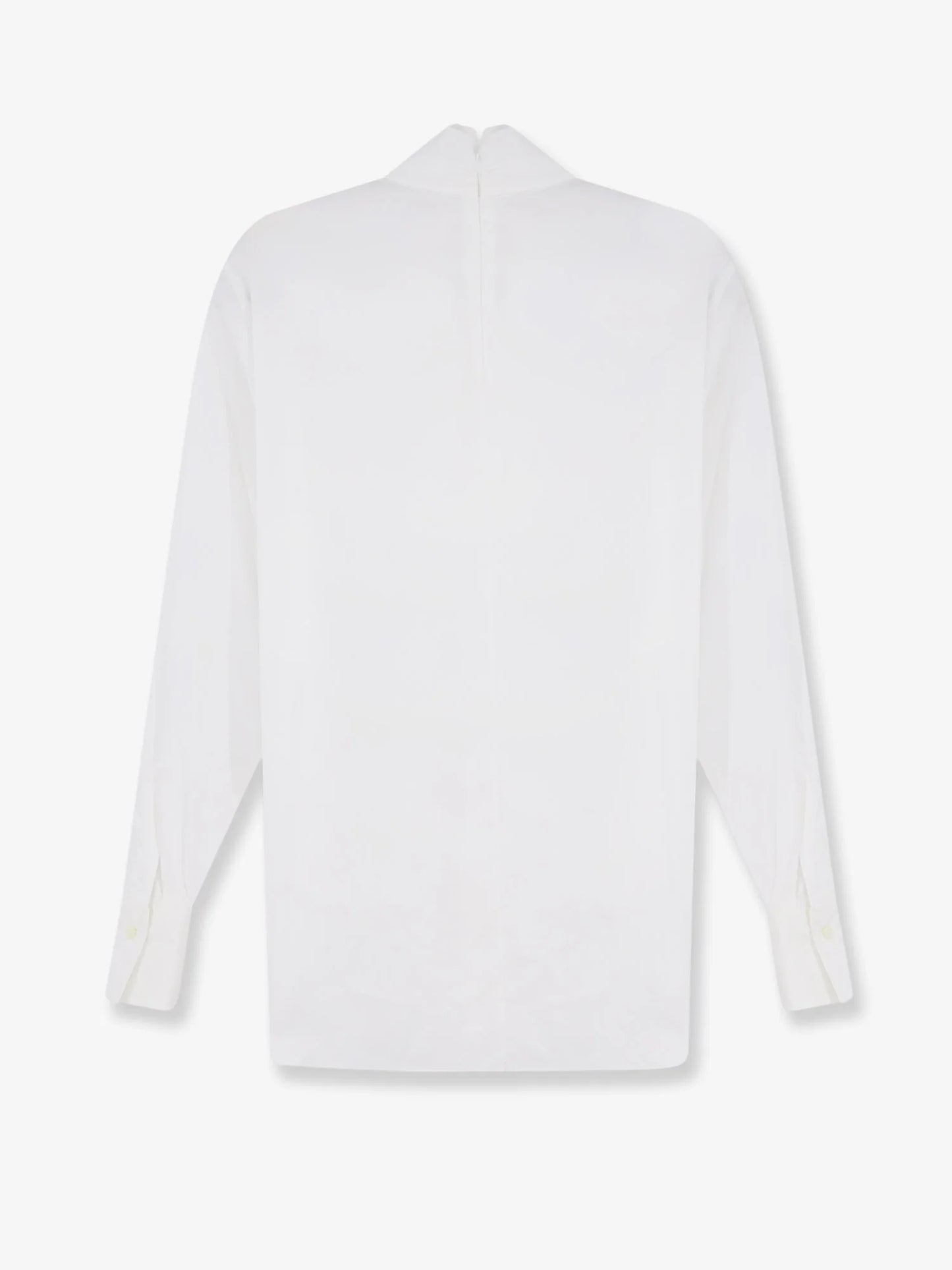 BRUNELLO CUCINELLI - Cotton blend shirt with Monili detail