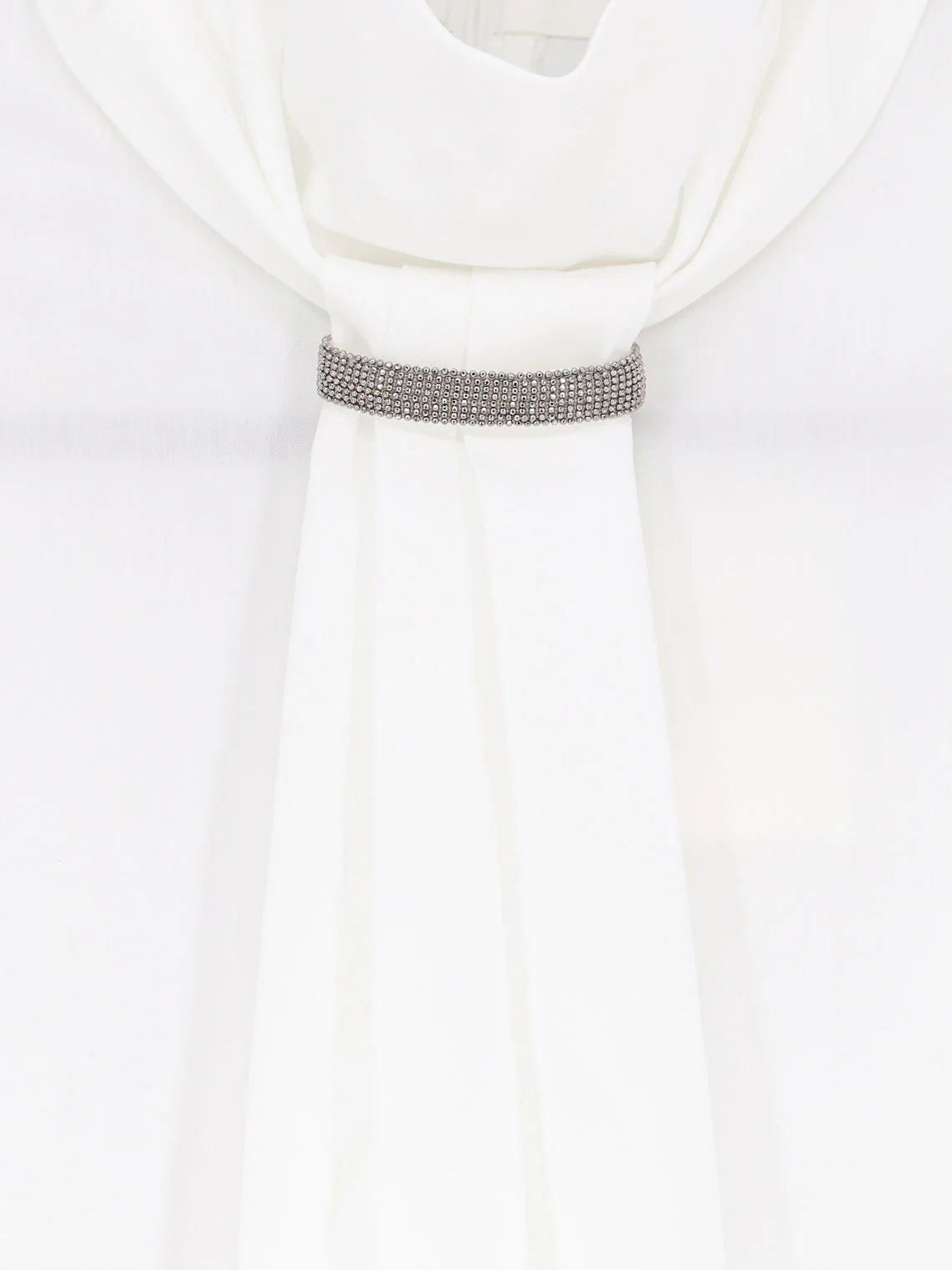 BRUNELLO CUCINELLI - Cotton blend shirt with Monili detail