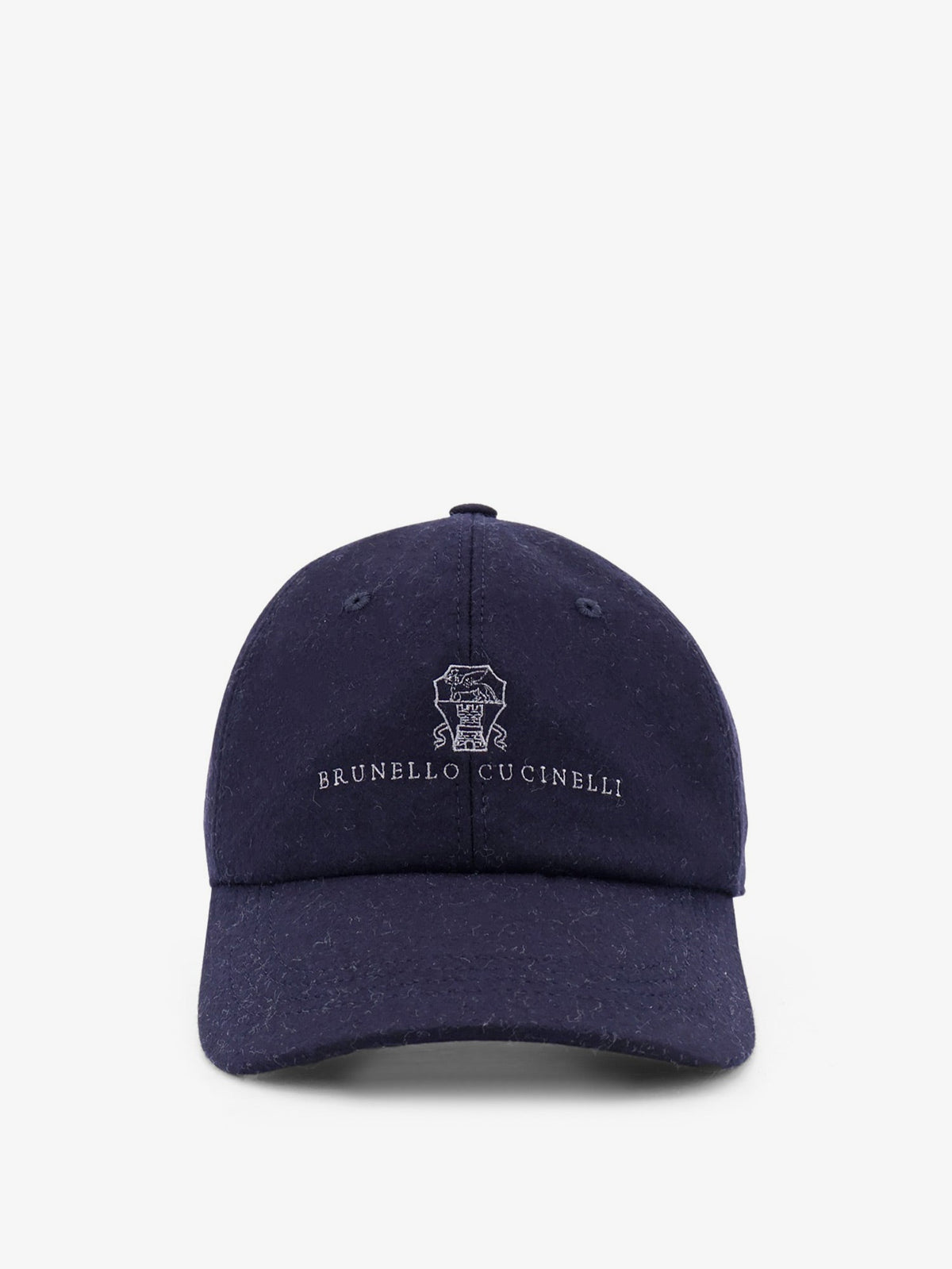 Brunello Cucinelli Virgin wool baseball hat - Blucoloratogrigio