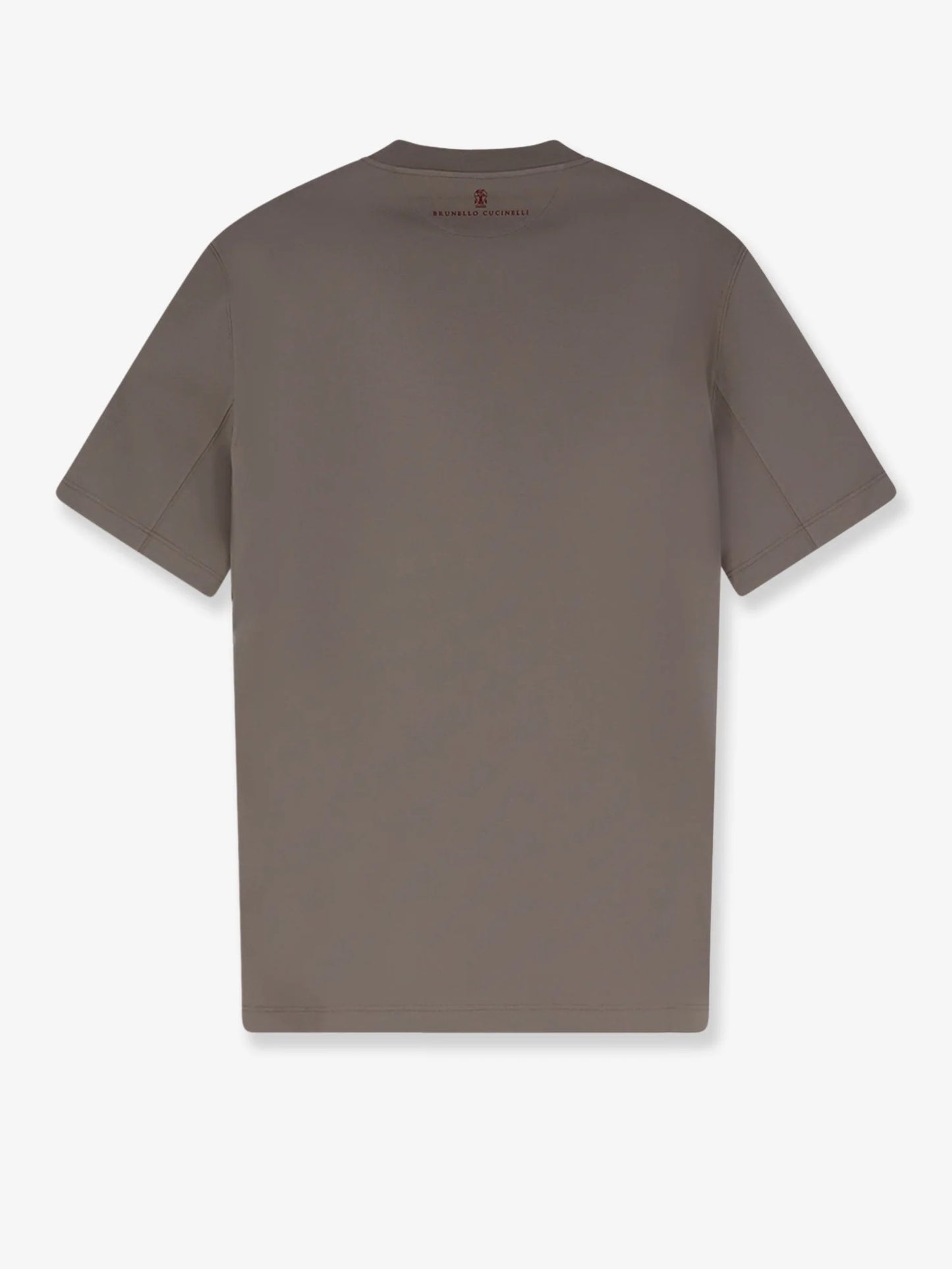 BRUNELLO CUCINELLI - Cotton T-shirt with front embroidery