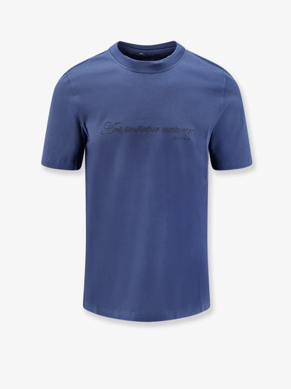 Brunello Cucinelli Cotton T-shirt with front embroidery - Cadetto