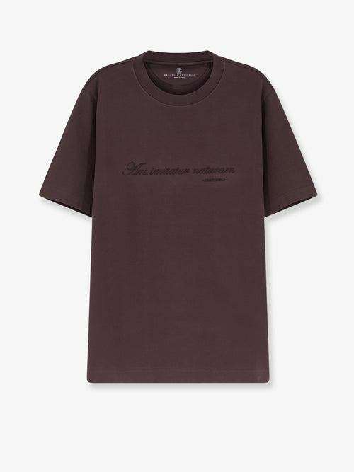 Brunello Cucinelli Cotton T-shirt - Testa Di Moro