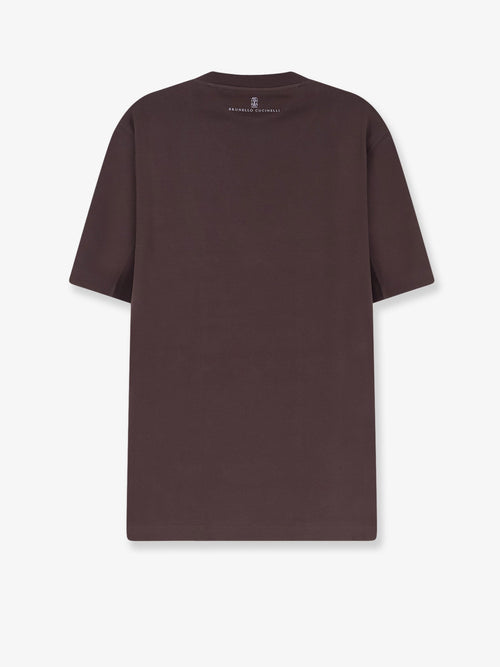 Brunello Cucinelli Cotton T-shirt - Testa Di Moro
