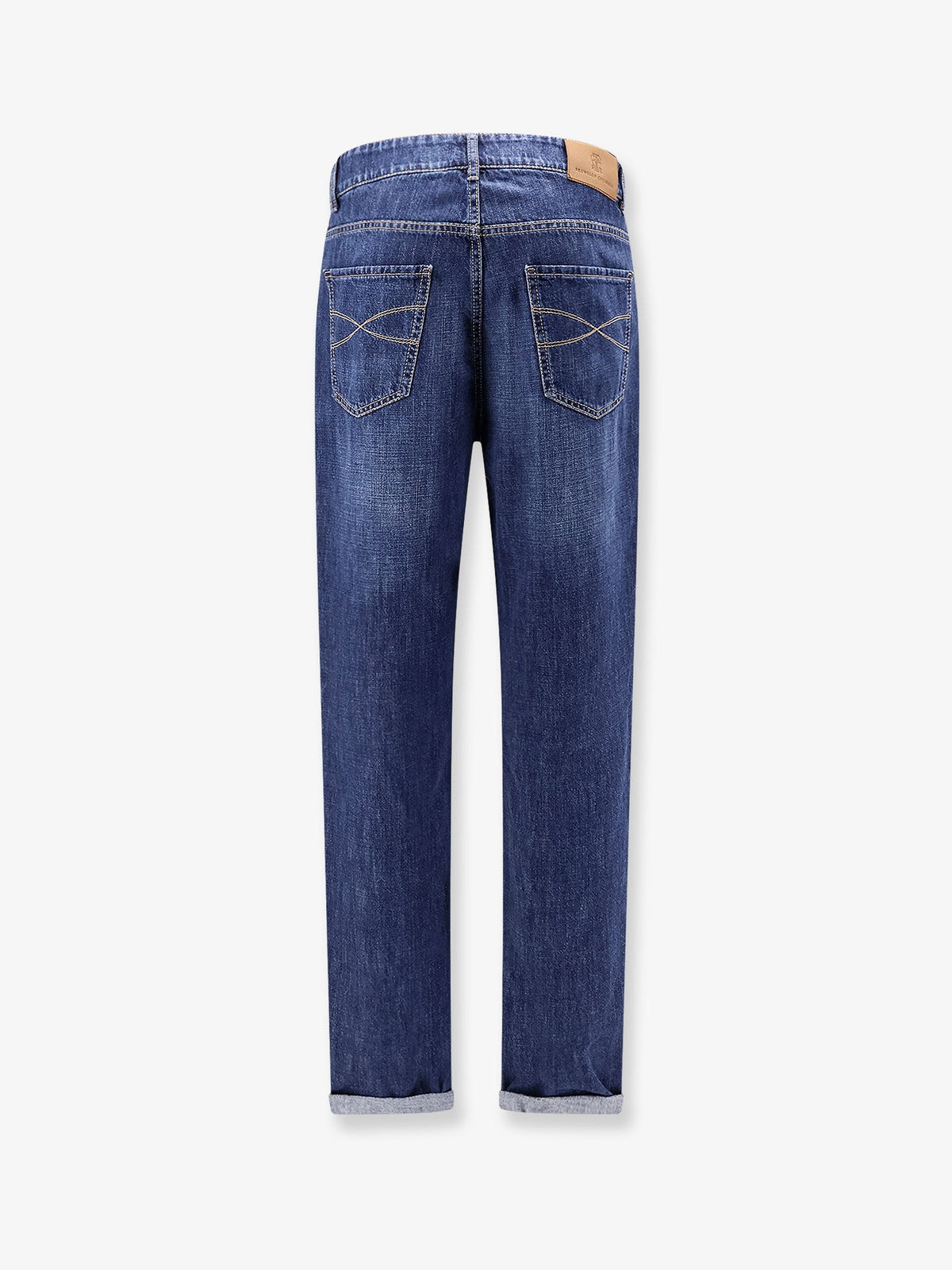 Brunello Cucinelli Traditional Fit light denim jeans - Denimscuro