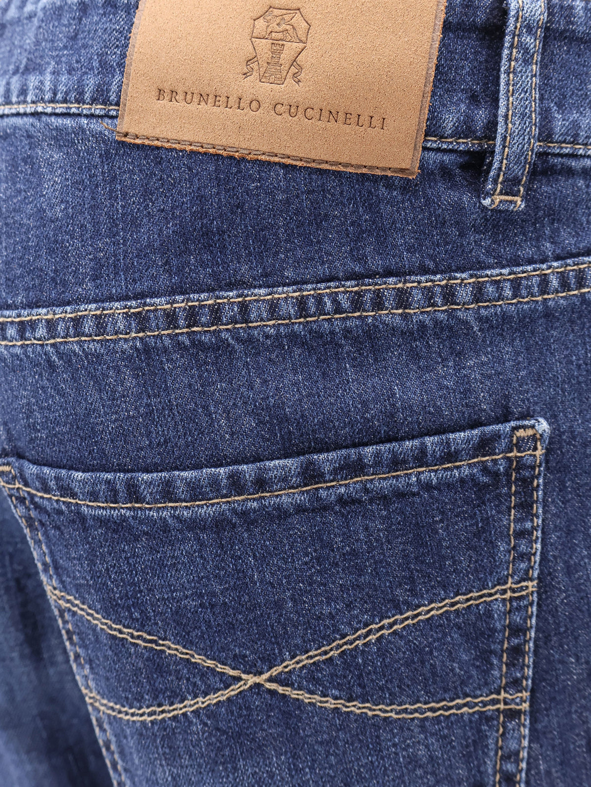 Brunello Cucinelli Traditional Fit light denim jeans - Denimscuro