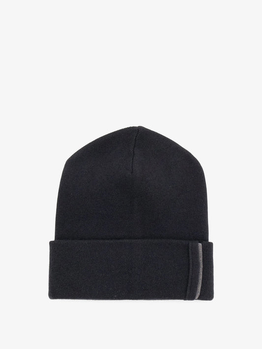 Brunello Cucinelli Cashmere Hat With Monili Detail