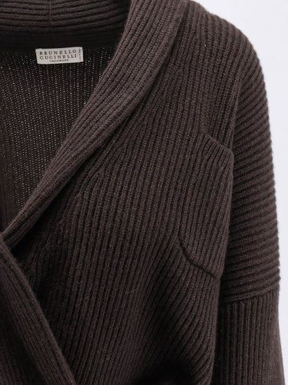 Brunello Cucinelli Cashmere cardigan - Caffè