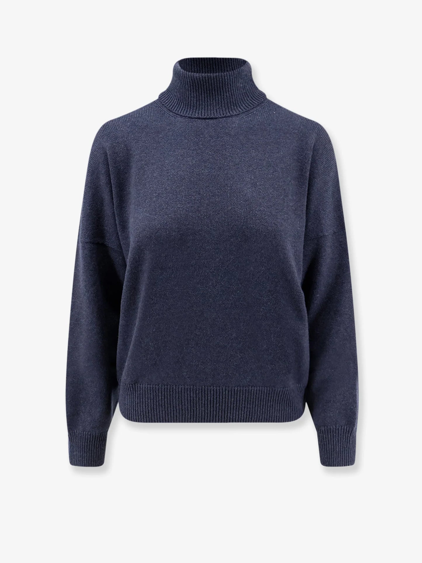 BRUNELLO CUCINELLI - Cashmere turtleneck with Monili detail on the back