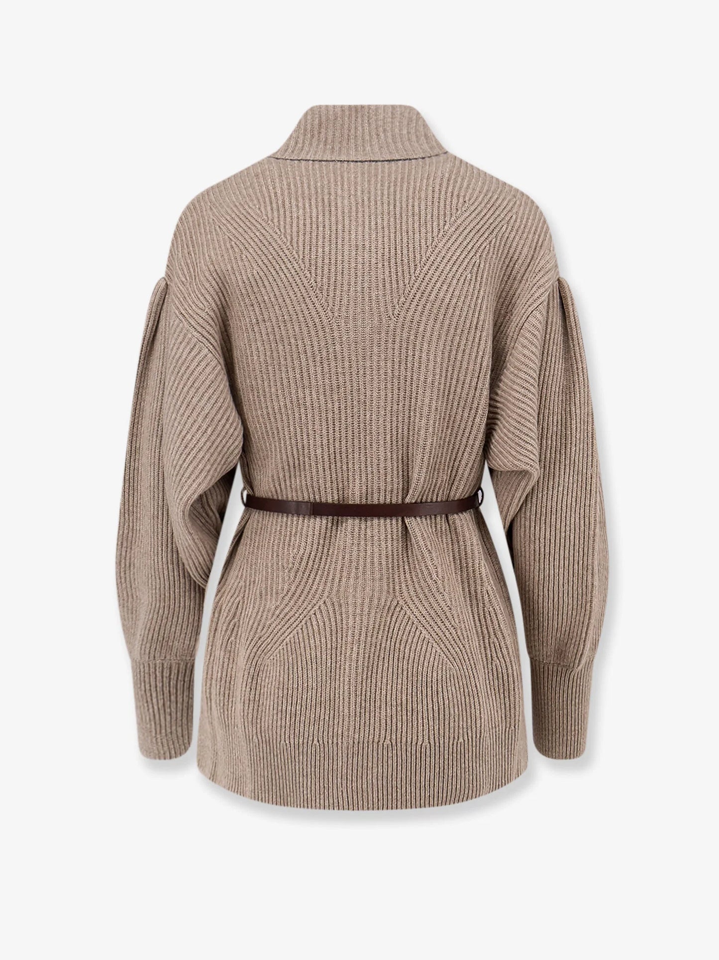 BRUNELLO CUCINELLI - Wool, cashmere, and silk blend cardigan