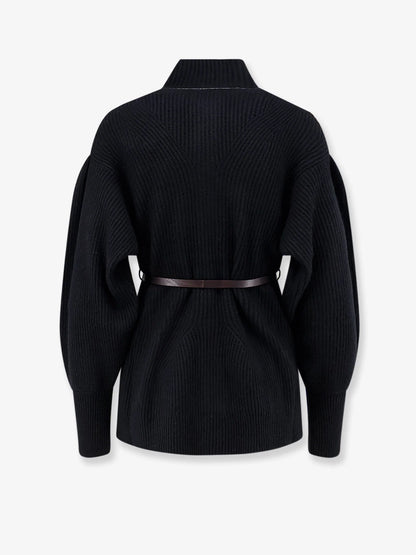 BRUNELLO CUCINELLI - Wool, cashmere, and silk blend cardigan