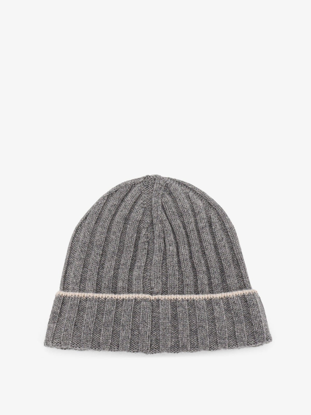 Brunello Cucinelli Cashmere Beanie - Grigioscurosabbia
