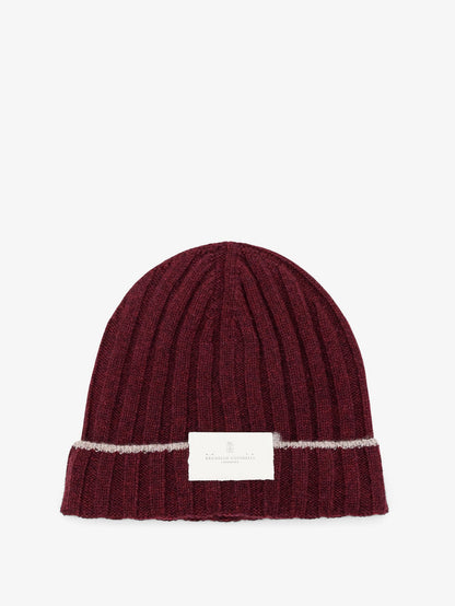 Brunello Cucinelli Cashmere Beanie - Burgundy