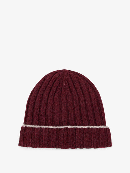 Brunello Cucinelli Cashmere Beanie - Burgundy