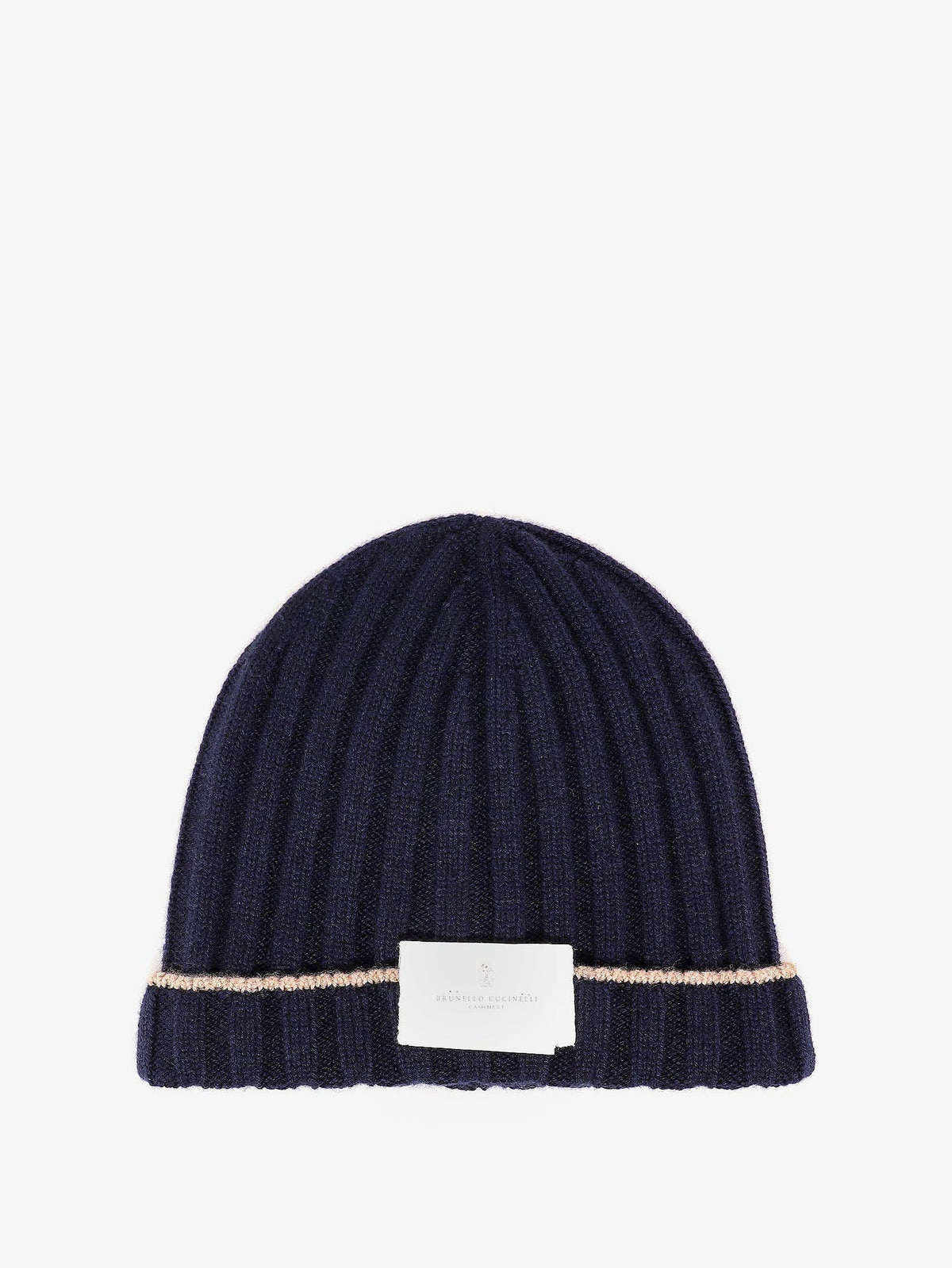 Brunello Cucinelli Beanie cashmere hat - Navycamel