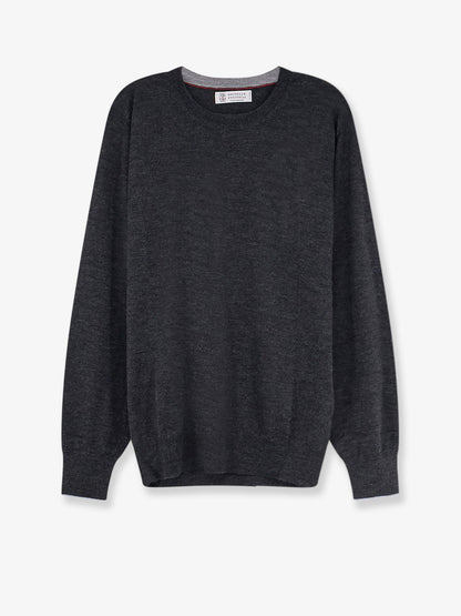 Brunello Cucinelli Cashmere and silk sweater - Antracitegrigiochiaro