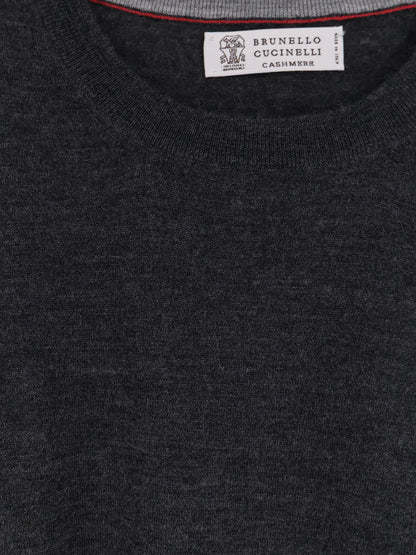 Brunello Cucinelli Cashmere and silk sweater - Antracitegrigiochiaro