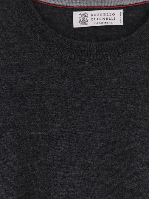 Brunello Cucinelli Cashmere and silk sweater - Antracitegrigiochiaro
