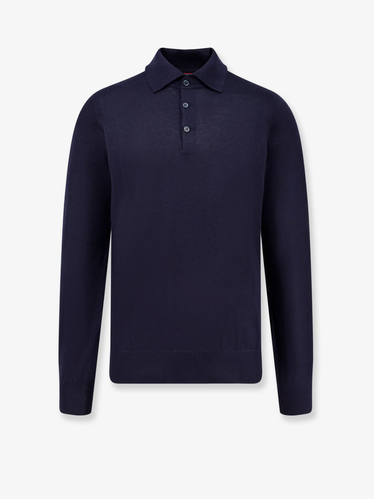 Brunello Cucinelli Cashmere and cotton polo shirt - Navygrigioscuro