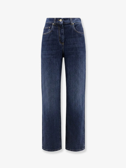 BRUNELLO CUCINELLI - The Wide Barrel -Full Lenght Jeans
