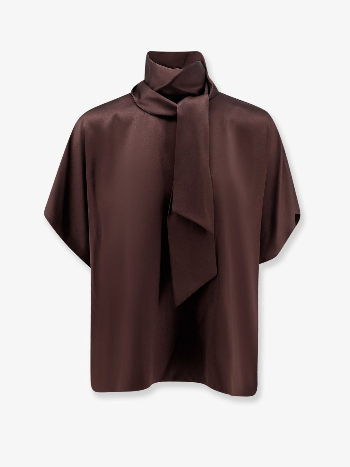 Brunello Cucinelli Silk top - Espresso