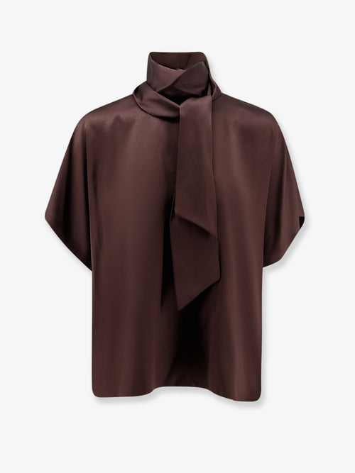 Brunello Cucinelli Silk top - Espresso