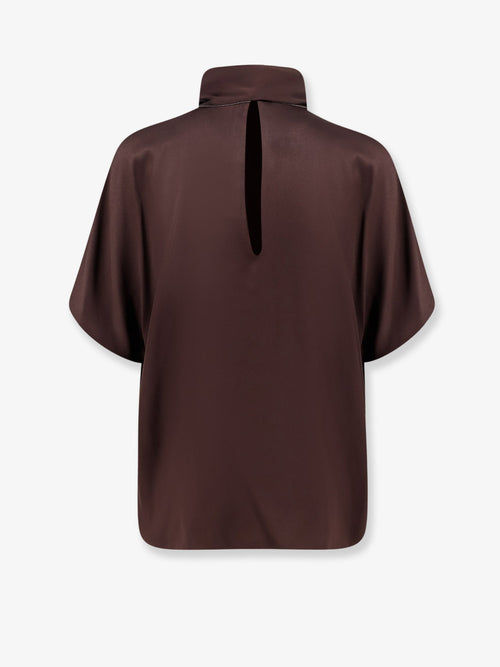 Brunello Cucinelli Silk top - Espresso